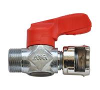 RUBINETTO DI LINEA CON DADO FRESATO '13/A' AIR/11 - 1/4M