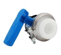 Rubinetto di ricambio IBC WERIT Originale Valvola a scorrimento con morsetto per profilo AG DN50 nessun colore