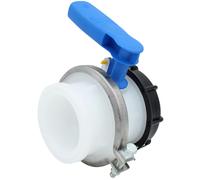 Rubinetto di ricambio IBC WERIT Originale Valvola a scorrimento con morsetto per profilo AG DN80 nessun colore