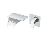 Rubinetto di rubinetto in ottone opaco a parete nera set di rubinetti, bagno a bagnomaria calda per acqua per acqua per acqua fredda TACCHER MIXER MIXER MODER (BIANCO) LWX