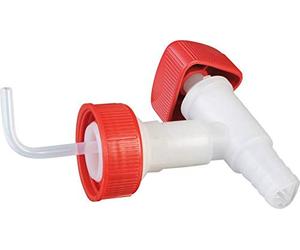 Rubinetto di scarico professionale DIN 45 di compressione per bidone, Natura con rotem manopola VPE: 5