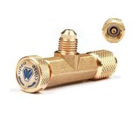 RUBINETTO DI SERVIZIO VALVOLA ACCESSO 1/4" X 1/4" SAE WIGAM LOCK-VALVE