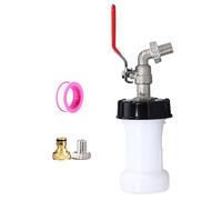Rubinetto di uscita per serbatoi multiuso S60x6 Filettatura grossa 1000L Serbatoi d'acqua di grande capacità Accessori con adattatore da 3/4 pollici Adattatore di facile installazione