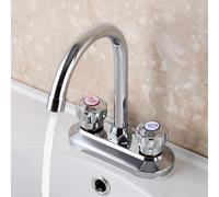 Rubinetto Diffuso Montato Sul Ponte Per Lavandino Del Bagno Cucina Tocca Della