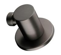 Rubinetto doccia a parete a gomito per ingresso acqua per bagni moderni, montaggio in bronzo