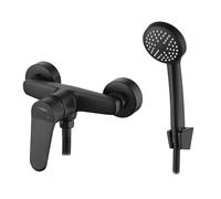 Rubinetto doccia a parete ATEZ Kuchinox nero con set doccia