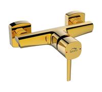 Laveo Pola rubinetto per doccia a parete oro BAPG40D