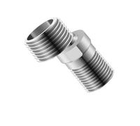 Rubinetto Doccia In Acciaio Inox Base Angolata Orientabile A 360° | For soffione doccia prolungato, for giunto angolare, angolo regolabile