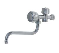 Rubinetto Doppia Uscita 1/2X3/4,Lavatrice Pilozza,Lavatoio Solo Acqua Fredda