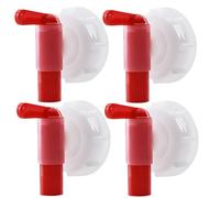 Rubinetto dosatore DIN61, 2 rubinetti/rubinetto dosatore per tanica da 15 - 60 litri, rubinetto con filettatura, tanica, beccuccio per officina, accessorio per il riempimento (4 pezzi)