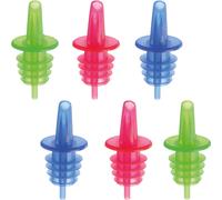 Rubinetto dosatore per bottiglie di alcolici, 3 colori, SET da 6 pezzi.