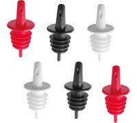 Rubinetto dosatore per bottiglie di alcolici, 3 colori, SET da 6 pezzi.