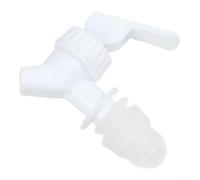 Rubinetto dosatore per vino, 15 mm, in plastica, per erogatore di birra, beccuccio, secchio imbottigliamento per birra fatta in casa, bianco