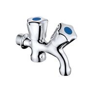 RUBINETTO DUPLEX C/ATTACCO LAVATRICE 1/2