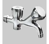 RUBINETTO DUPLEX PESANTE FROMAC 1/2 x 3/4 (Pz.2)