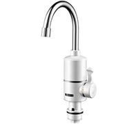 Rubinetto elettrico a riscaldamento istantaneo, regolazione acqua fredda e calda, 220 V 2000 W, maniglia singola foro singolo per lavello, dimensioni 16x38 cm