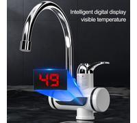 Rubinetto Elettrico Acqua Calda Miscelatore Istantaneo Caldaia Con Display Tempe