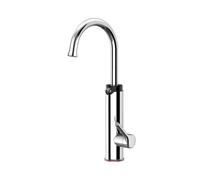 Rubinetto Elettrico Con Display Digitale Scaldabagno Elettrico Istantaneo Rubinetto For Lavello Da Cucina 2 In 1 Scaldabagno Senza Serbatoio Ampia Applicazione(Silver)