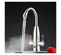 Rubinetto elettrico istantaneo da 3400 W Scaldabagno a doppia maniglia Rubinetto for il riscaldamento dell'acqua calda senza serbatoio da cucina con display della temperatura