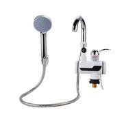 Rubinetto elettrico istantaneo dell'acqua calda, riscaldamento rapido dello scaldabagno con LED, rubinetto senza serbatoio con display della temperatura for doccia da cucina(Under type)