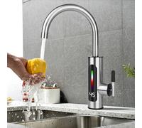 Rubinetto elettrico istantaneo per acqua calda e fredda senza serbatoio 3000W 220V 3sec con display digitale a LED Scaldabagno per rubinetto a riscaldamento rapido da cucina