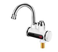 Rubinetto elettrico per riscaldamento, Scaldabagno Elettrico, Rubinetto Della Cucina, Riscaldamento Istantaneo Senza Serbatoio, Miscelatore Riscaldato A Flusso Con Display Digitale(Slt101-short)