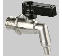 RUBINETTO ENOLOGICO INOX 1/2 Rubinetti Portagomma Sfera
