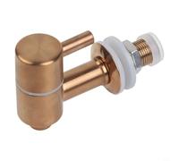 Rubinetto erogatore dorato per bevande con beccuccio rivestito in rame puro per erogatore di succhi di frutta, erogatore di bevande fredde, eventi di nozze, 16-24 mm Fit