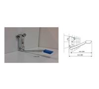 RIVER RUBINETTO A PEDALE ESTERNO X FISSAGGIO A PARETE Ø 1/2"