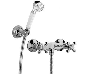 Rubinetto Esterno Doccia da bagno Vintage con doccetta manopola antica stile re