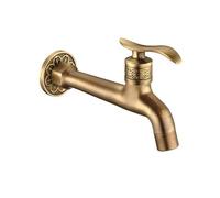Rubinetto esterno for il giardino, rubinetto a in ottone anticato retrò for bagno, lavaggio, mocio, lavandino, for esterni, for