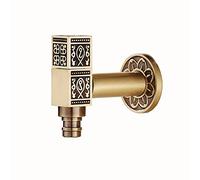 Rubinetto esterno for il giardino, rubinetto da antico, rubinetti retrò, for lavatrice, compatibile con bagno