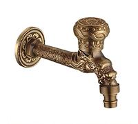 Rubinetto esterno for il giardino, rubinetto da, for lavatrice, in ottone anticato 1/2 pollice, con attacco a V