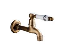 Rubinetto esterno for il giardino, rubinetto for lavello da for piscina esterna, maniglia singola in ceramica for WC, lavatrice, mocio, bagno, a parete