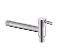 Rubinetto esterno for il giardino, rubinetto lungo da parete in acciaio inox, for acqua fredda, for piscina, lavatrice, rubinetti