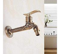 Rubinetto esterno for il giardino, rubinetto vintage artistico for lavanderia, bagno, lavaggio, antico, for esterni, solo tubo da, miscelatore a freddo