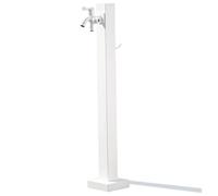 Rubinetto esterno quadrato indipendente antigelo, doppia entrata e doppia uscita, distributore d'acqua per colonna d'acqua esterna, per irrigazione dell'acqua del giardino(Height: 60cm/23.6in)