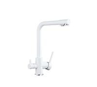 Rubinetto Estraibile Filtro Acqua Rubinetto Della Cucina Rubinetto Acqua Potabile Girevole Depurazione Acqua Caratteristica Rubinetti For Gru Miscelatore Lavello Da Cucina Facile Da Installare(White F