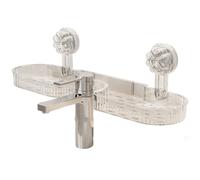 Rubinetto Estraibile Organizer Portaoggetti con Ventosa per Cucina e Bagno