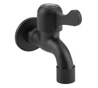 Rubinetto Filtro Acqua con Dispenser, Montaggio a Parete in Acciaio Inossidabile, Rubinetto per Lavello Lavabo Giardino, Lavatrice (Mop Pool)