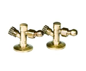 RUBINETTO FILTRO BRONZATO 1/2" PORTA E BINI CONFEZIONE DA DUE PEZZI