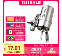 Rubinetto filtro depuratore d'acqua rubinetto a prova di spruzzi per filtro domestico da cucina ad alta densità rimuovi cloro metalli pesanti