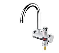 Rubinetto for acqua calda istantanea intelligente da 3000 W Rubinetto senza serbatoio universale for tubo flessibile in acciaio inossidabile con doccia Scaldabagno for cucina(Under type)