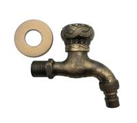 Rubinetto for acqua fredda in metallo, stile antico vintage, con apertura rapida, ugello for WC, rubinetto singolo for, for lavabo da giardino, esterno Rubinetti da Esterno(Color 4)