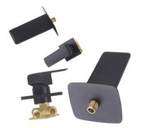 Rubinetto for bagno con design a parete, maniglia singola, rubinetto for lavabo nascosto a doppio controllo for acqua calda e fredda a 2 fori(WHITE)