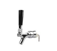 Rubinetto for birra alla spina, rubinetti for birra cromati for Kegerator con gomito in ottone da 1/4"