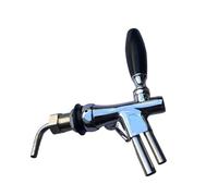 Rubinetto for birra nuovissimo di alta qualità Rubinetto regolabile a due tubi con gambo da 30 mm, filettatura G5 / 8. Birra fatta in casa
