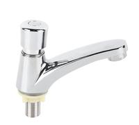 Rubinetto for lavabo con interruttore a pulsante in lega di rame ritardo tempo, rubinetto for il risparmio idrico for la cucina casa, bagno e l'hotel