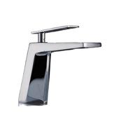 Rubinetto for lavabo da bagno bianco nero, rubinetti a cascata for vasca a forma cava, miscelatore acqua monocomando 80015(80015C)