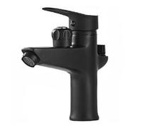 Rubinetto for lavabo da bagno, miscelatore for appoggio, rubinetto for WC, valvola miscelatrice multifunzionale for acqua calda e fredda(Black)